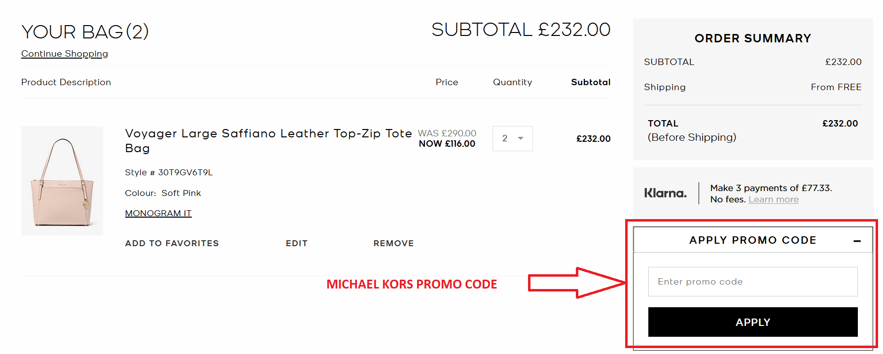 Michaelkors Promo Online