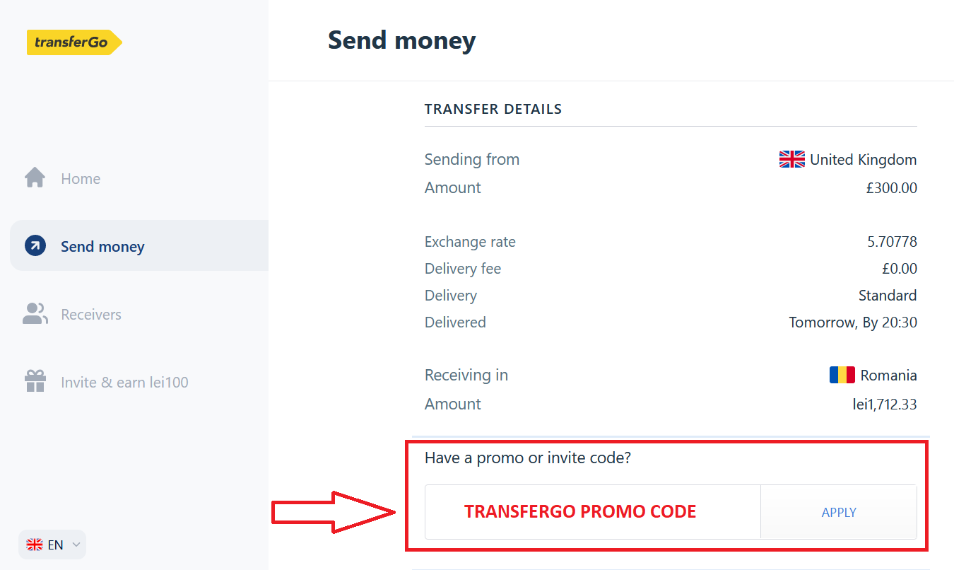 Guide to Use TRANSFERGO Promo Code