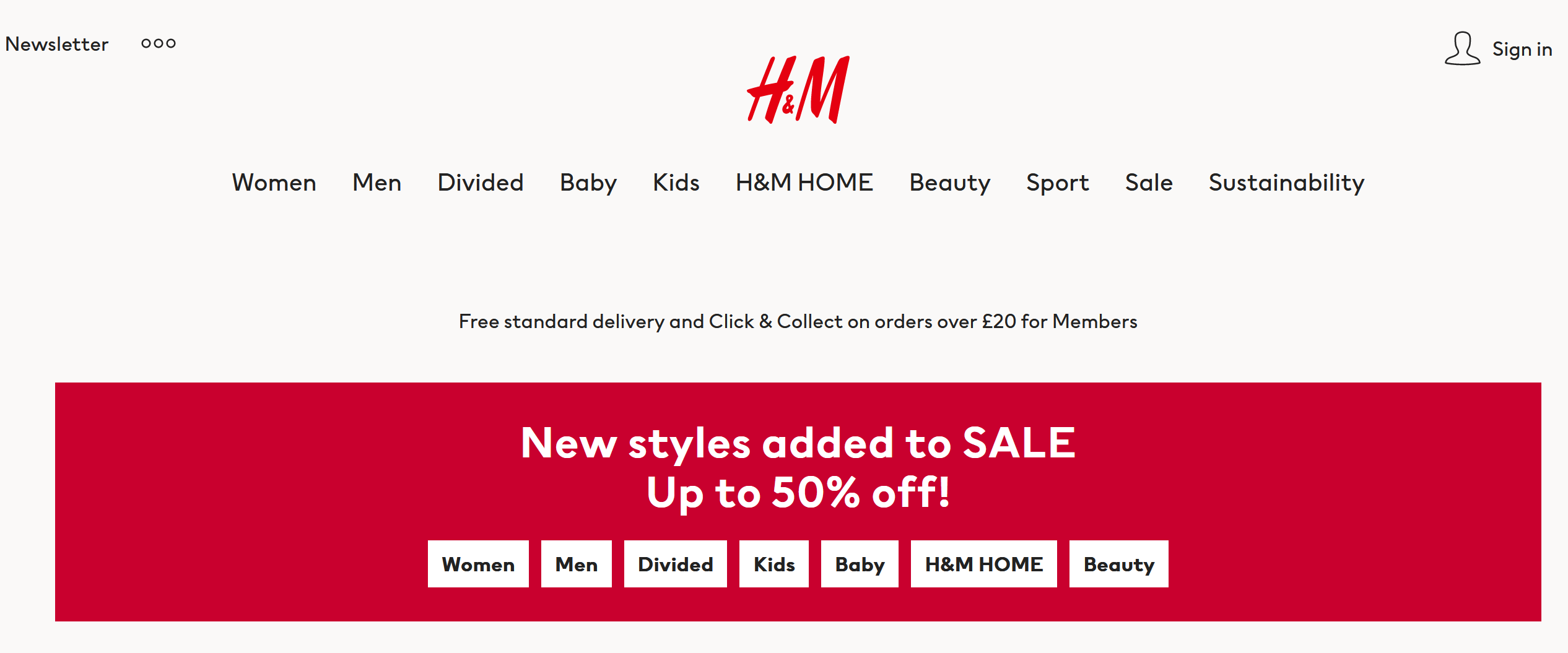 Code de réduction H&M 60 en janvier 2024 oxiDeals