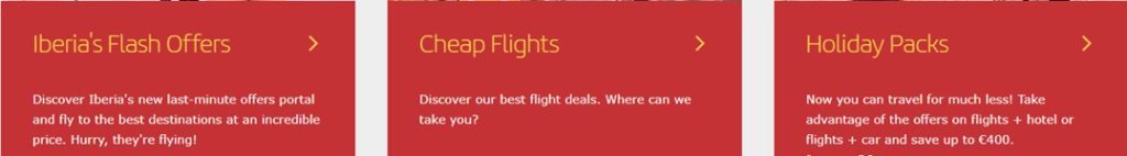 IBERIA kupong