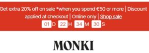 MONKI 折扣代碼