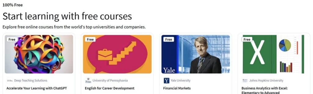 Кодове за отстъпка на Coursera