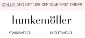 Hunkemöller promóciós kódok