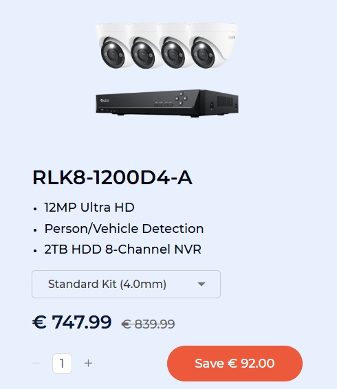 REOLINKi sooduskoodid