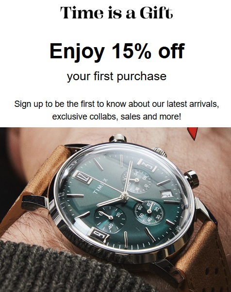 TIMEX Tarjouskoodi