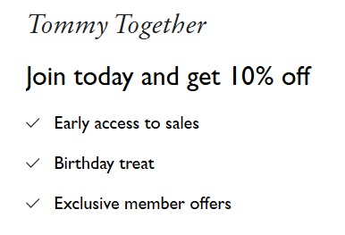 TOMMY 할인 코드