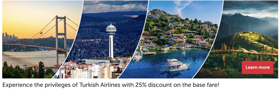 Kód kupónu Turkish Airlines