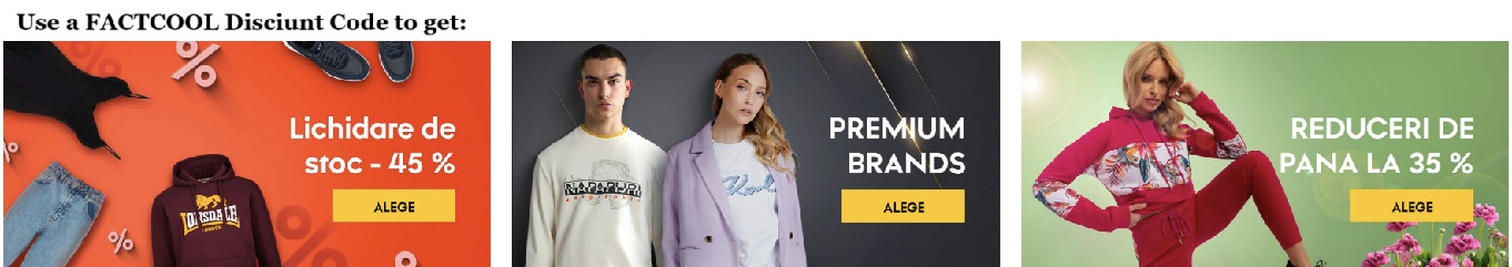 FACTCOOL promóciós kódok