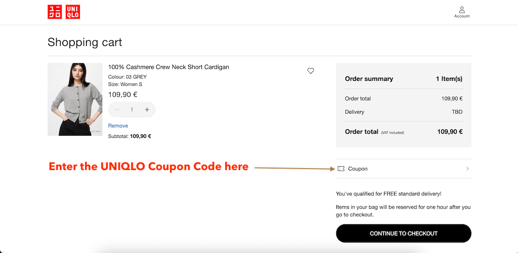 Kaip pritaikyti UNIQLO reklamos kodą