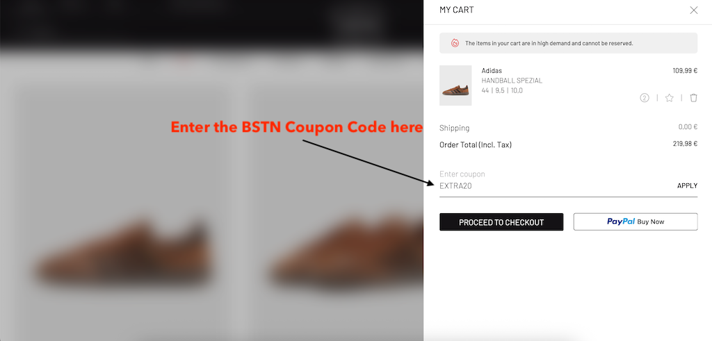 How Do I Add a BSTN Coupon Code to My Order