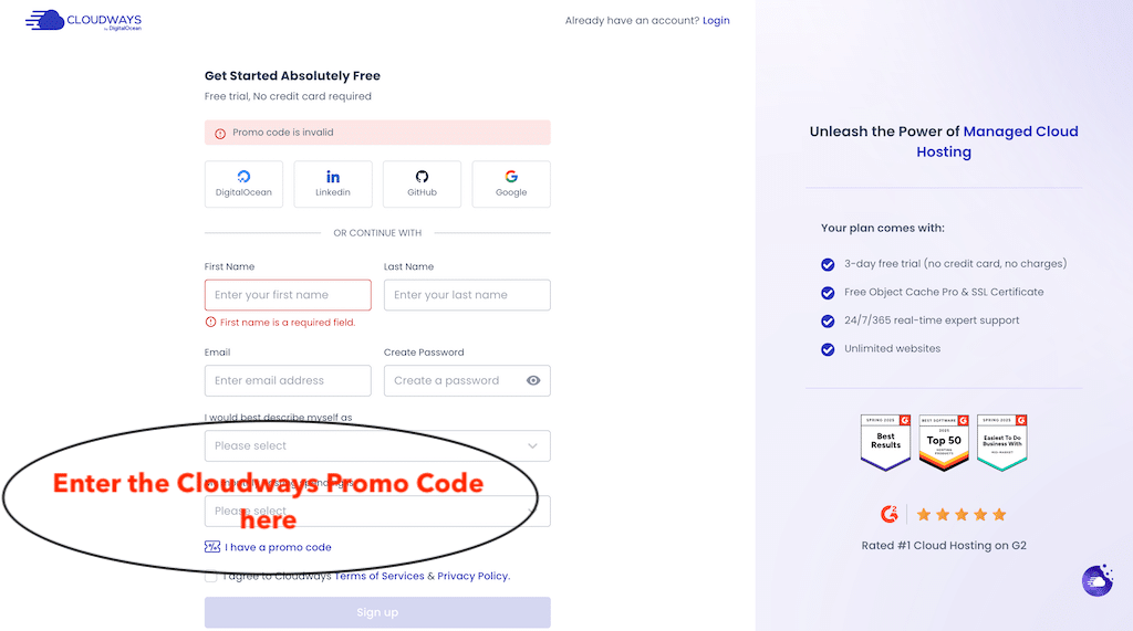 Kuidas lisada Cloudwaysi sooduskoodi